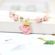 Lucky Lotus Heart Bursting Blue Crystal Bracelet Nữ Dễ thương tươi Hàn Quốc Đơn giản Sinh viên Yim Sen Bracelet vòng hồ ly