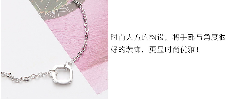 Mạ bạc Vòng Đeo Tay Nữ Sinh Viên Hàn Quốc Cá Tính Đơn Giản Vài Ngọt Ngào Bracelet Hàn Quốc Đính Trang Sức Phụ Kiện