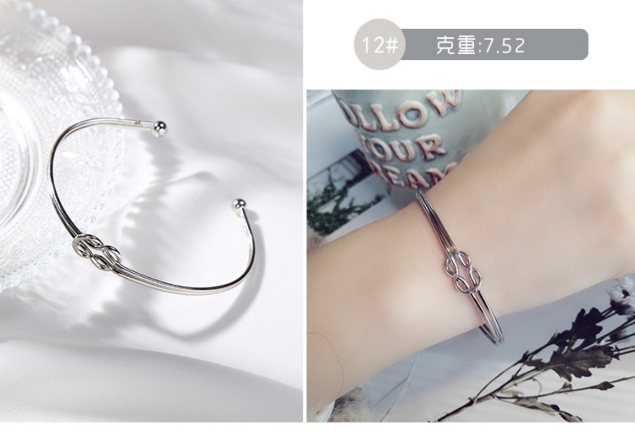 闺 vòng tay nữ phiên bản tiếng Hàn của hình học đơn giản mở ra cho sinh viên nhỏ tươi hipster hoang dã vòng đeo tay trang sức retro vòng tay tinh lâm
