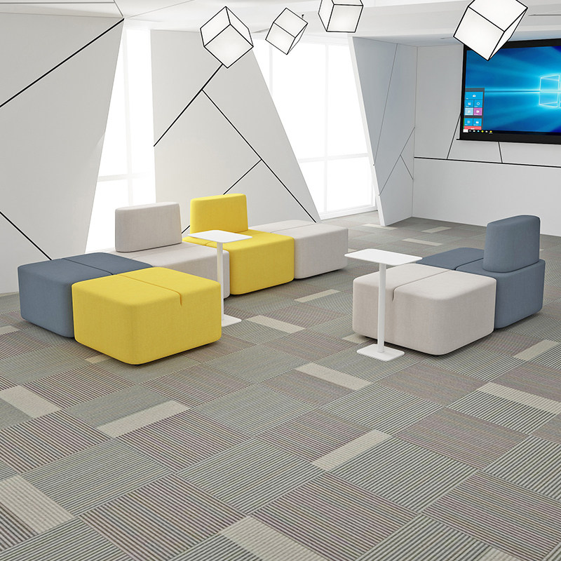 Library cinema milk tea coffee shop homestay hotel lobby rest area creative business office sofa combination