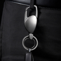 Car mens keychain waist hanging simple metal Volkswagen BMW Audi personality creative pendant gift