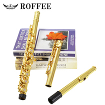 German ROFFEE flute 17 open-hole nickel silver tube gold-plated professional flute instrument S6 performance examination instrument