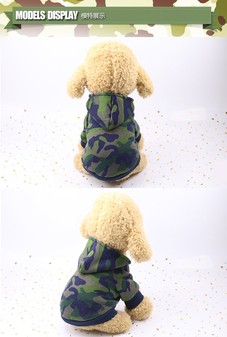 Pet hai chân quần áo chó quần áo mùa thu đông cộng với nhung Teddy hơn gấu Pug Pomeranian trang phục mèo nhỏ - Quần áo & phụ kiện thú cưng áo cho mèo mùa đông