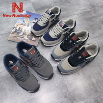 Foreign trade Export US New 100 Lovers lovers men and women retro genuine leather sports casual shoes Running shoes shock absorbing hovershoes