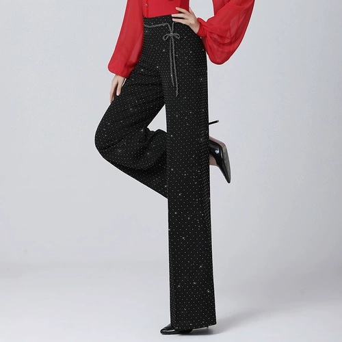 [Список популярности] Дэн Баолуо бальные танцевальные брюки, бриллиантовые латинские танцевальные танце