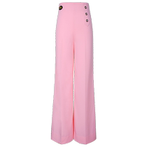 Danbaoluo pink modern dance pants straight leg womens practice pants high-end brand dance pants tango ballroom dance clothing