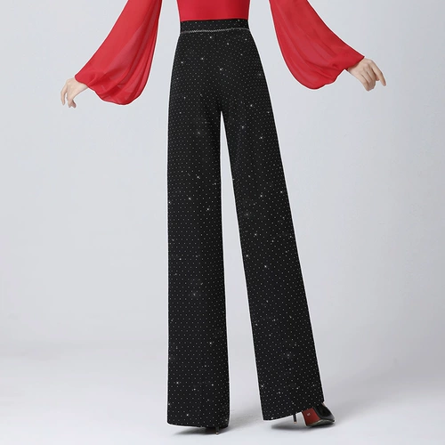 [Список популярности] Дэн Баолуо бальные танцевальные брюки, бриллиантовые латинские танцевальные танце