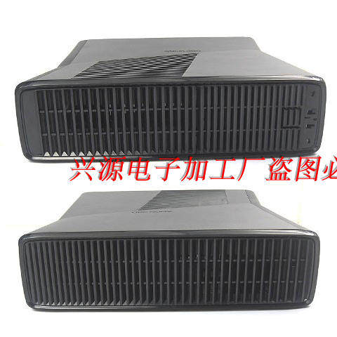 XBOX360 Slim case host replacement case with a full set of stickers screws X360Slim case