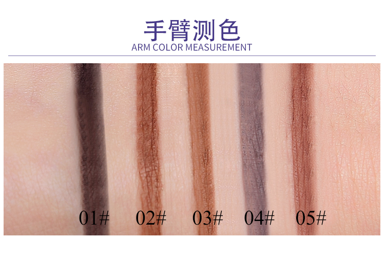 LOMEOU bút chì lông mày đôi tự nhiên không thấm nước và mồ hôi không đánh dấu lâu dài màu cà phê đậm màu nâu nhạt từ người mới bắt đầu - Bút chì lông mày / Bột / Stick cây kẻ chân mày