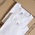 Migao [nhẹ] 230g áo thun trắng mỏng tinh khiết nam và nữ mùa hè cotton tròn cổ áo thun tay ngắn chạm đáy Áo thun nam tay ngắn Áo phông ngắn