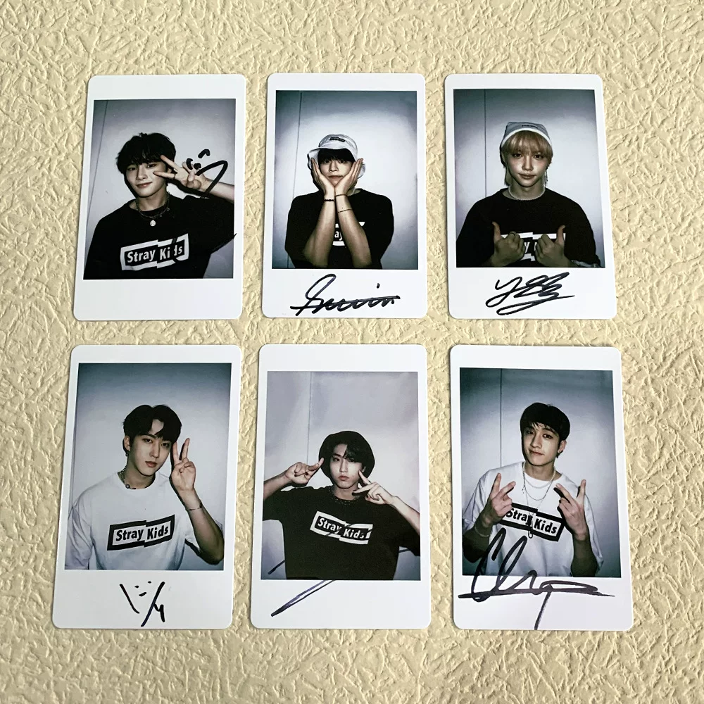 Карта-сертификат Stray Kids Signature Lie Lomo Случайная карта Особые наклейки Посткард сцене SKZ