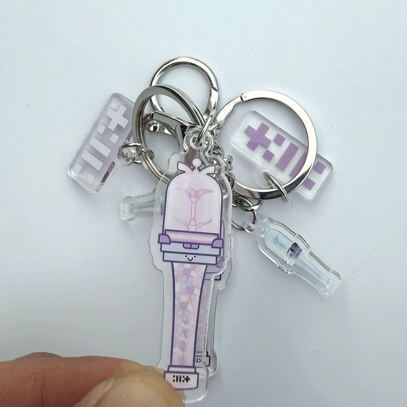 Illit Gift Support Light Keychain Acrylic Pendant Gllit Member Gift Keyring Wonhee Moka
