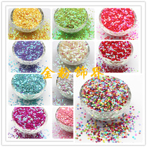 Love nail makeup sequins stick face eye glitter Peach heart shaped handmade diy material yarn skirt sequins 4 packs