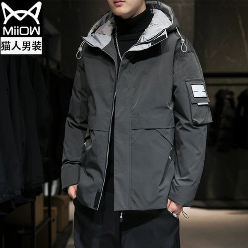 Искусственная длинная куртка, пуховик с пухом, средней длины, 2021 года, увеличенная толщина