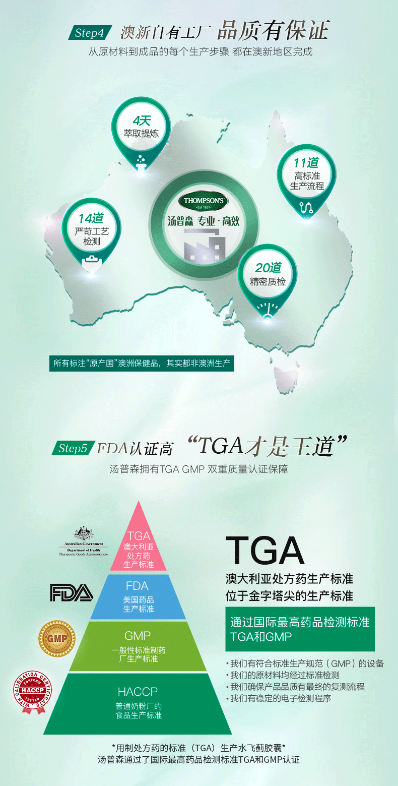 澳洲进口 汤普森 Thompsons 3倍高浓度解酒护肝片 60粒 图11