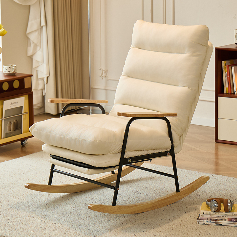 Rocking Chair for Adults, Reclining and Sleeping, Lounge Chair for Balcony, Home Leisure Single Chair, Living Room Lazy Sofa Chair, Rocking Chair Rocking Chair for Adults, Reclining and Sleeping, Lounge Chair for Balcony, Home Leisure Single Chair, Living Room Lazy Sofa Chair, Rocking Chair