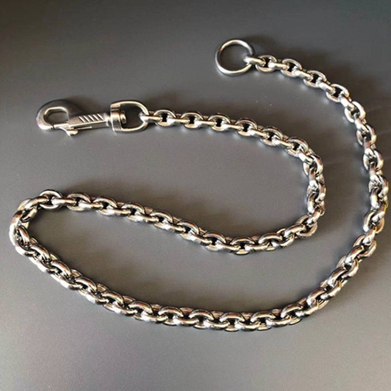 304 stainless steel leash dog leash anti-bite dog chain medium and large dog special horse dog Golden Maud De Shepherd dog rope