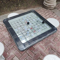 Chess and Card Table Fitness Equipment Outdoor Outdoor Park Community Ball Go Magnetic Track Chess Table Gobang
