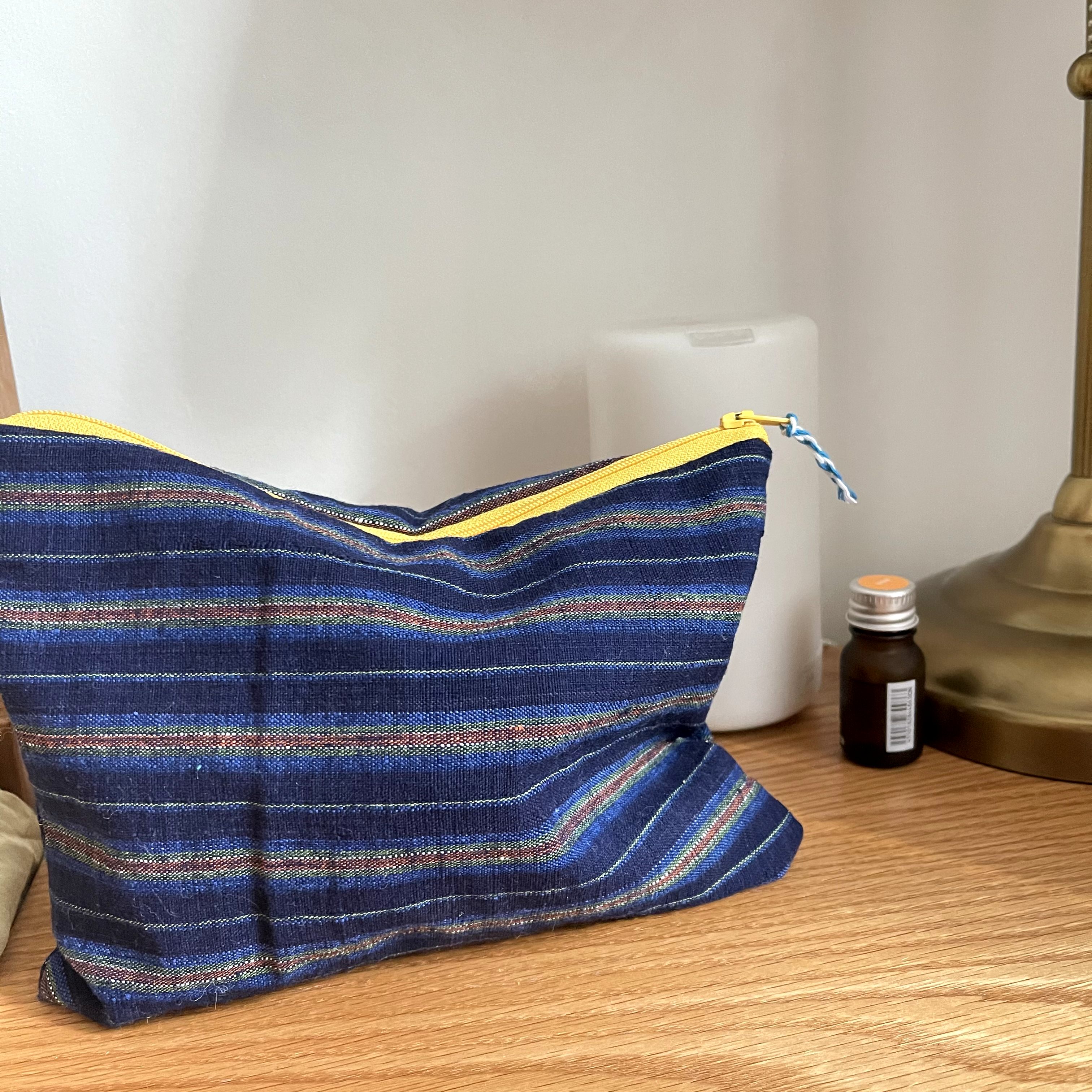 Fabric Collection Package Pure Cotton Hand Weaver Package Bag Makeup Package Stationery debris Classification Collision Fashion