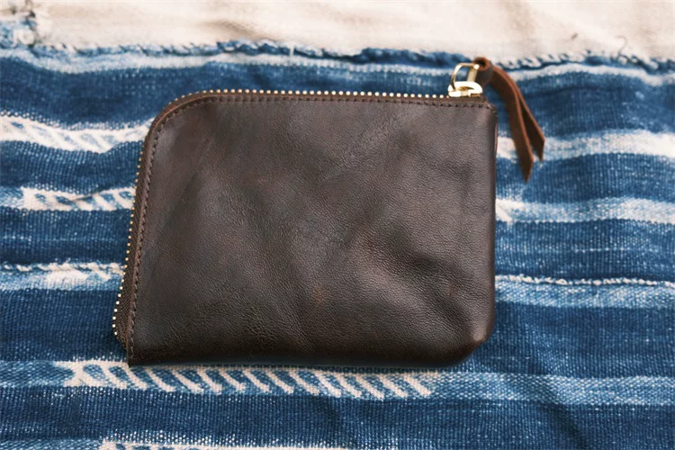HDK (Haijue) Horween 3-е поколение портативный кошелек, карточные сумки, ретро удача монета пропуск