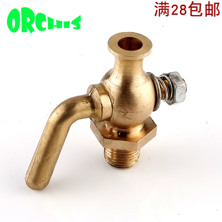 Full copper bent shank Corker air compressor old fashioned sewer valve gas pneumatic copper fittings 1 minute 2 points 3 points 4