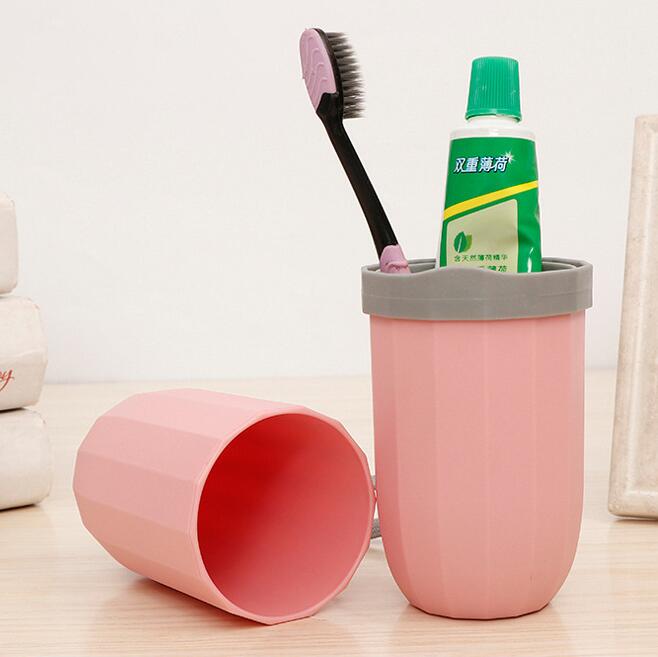 Travel toothbrush box portable wash mouthwash cup toothbrushing cup Brushing Cup Suit Couple Tooth Vat Creative Minima Donodontal