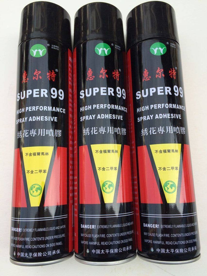 Special price promotion Wheelt powerful 99 embroidered spray glue (eco-friendly) 600ml glue