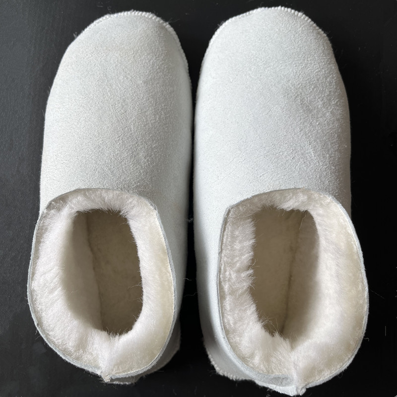 Fur Integrated Warm and Cold-Resistant Yoga Socks, Pure Wool Cotton Socks, Floor Socks, Northeastern Sheepskin Socks, Genuine Leather for Men and Women