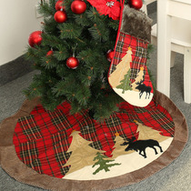 Christmas decorations restaurant arrangement Christmas tree dress table mat candy socks pillow pillow ornaments