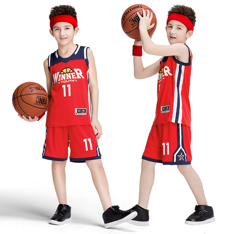 Rear House Boys Children Basketball Clothes Suit Men And Women Elementary School Kids Jersey Custom Kindergarten Kids Sports Performance Wear