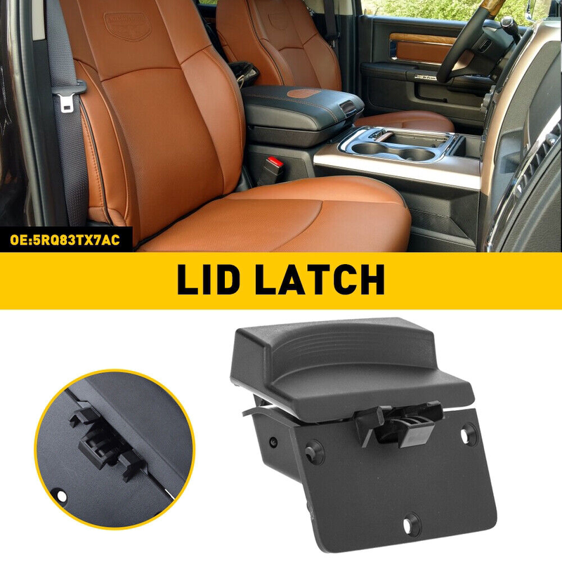 Suitable for Dodge Ram Pickup Truck Ram1500 Armrest Box Hinge Central Armrest Box Switch Lock Buckle Lock Cover