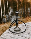 Арабский импортный высококлассный деревянный металлический кальян из нержавеющей стали, популярно в интернете, алюминиевый сплав, полный комплект