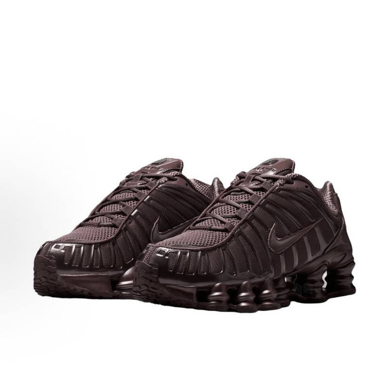 Nike Shox Tl Series Comfortable Fit Lifestyle Casual Shoes Women's Dark Purple Ib1087-500 (N76)