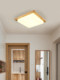 日式阳台灯小吸顶灯led简约现代北欧灯具原木书房入户走廊过道灯