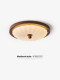 French-Style Medieval Bedroom Lamp with Full Spectrum Walnut Wood, Vintage Song Dynasty Aesthetic Study Room Ceiling Lamp