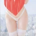 [Customize cho khách cũ] Race high girl siêu cạp cao cạp cao khoét sâu chữ V Quần sịp dâu cotton đơn giản - G-string