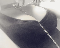 1 piece (item ring iron Soo chain can be detached high girl pet bondage necklace owner Valentines Day gift)