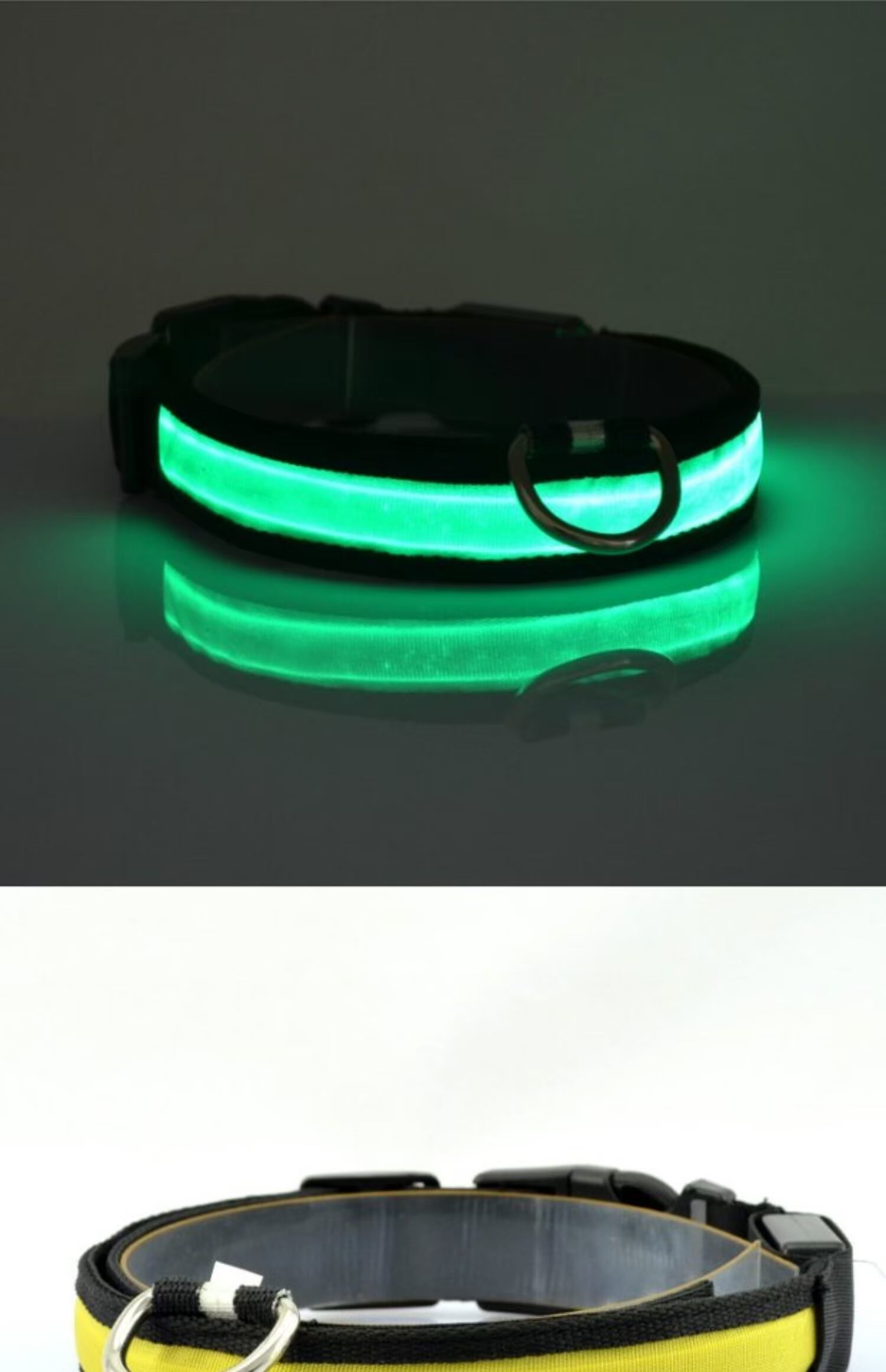 Pet LED cổ áo nhẹ Teddy VIP Labrador chó nhỏ và vừa chó mèo cổ áo nylon để gửi pin - Cat / Dog hàng ngày Neccessities Dụng cụ uống nước cho chó
