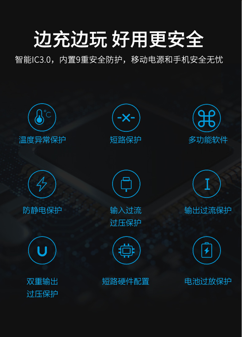 Sạc pin nhỏ và dễ thương vivo Huawei oppo Điện thoại di động Apple thông qua siêu mỏng di động sạc nhanh nữ di động