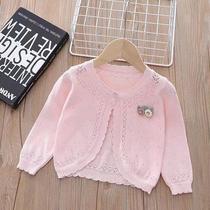 Balabala girls ice silk sun protection clothing air-conditioning shirt summer outdoor breathable sun protection shirt baby small shawl children