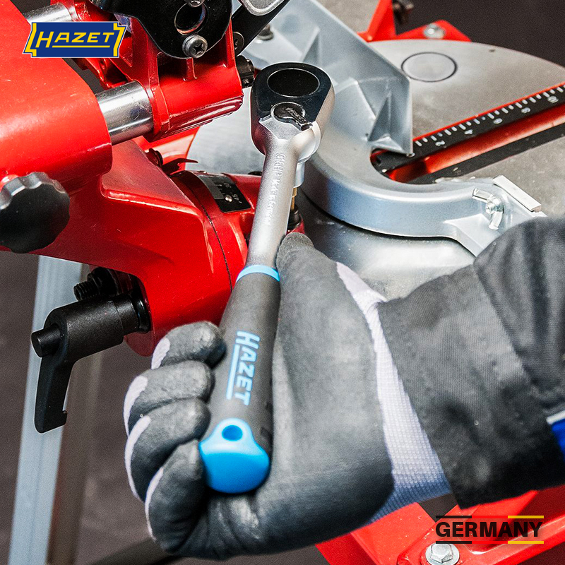 German Imported Hazet New Model 1/2 Reversible Ratchet Wrench 90 Teeth Fine Tooth Quick Wrench Large Spanner