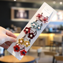 ins5 Piece Flower Pet Hair Cord Pedicle Dog Hair Accessories floral headdress Puppy Teddy Yorkshire Accessories