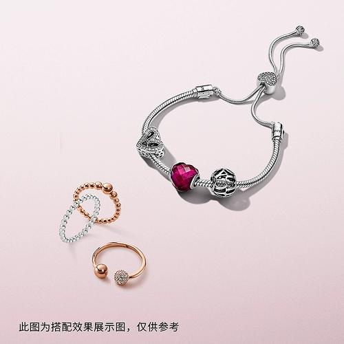 Pandora, кольцо, серебро 925 пробы, простой и элегантный дизайн, подарок на день рождения