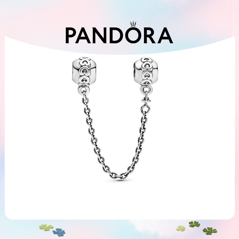 Pandora Pandora's eternal heart safety chain 79,108,800 hitch a couple 