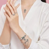 Pandora, синий браслет, легкий роскошный стиль, подарок на день рождения