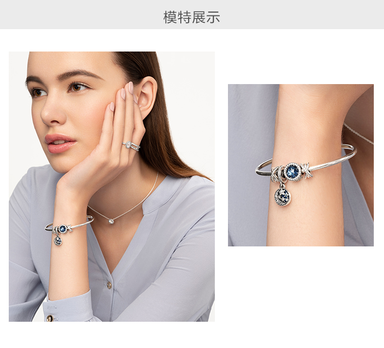 PANDORA Pandora Stars Câu Chuyện Cổ Tích ZT0013 Bộ Quà Tặng Gửi Bạn Gái Quà Tặng Đồ Trang Trí Dây Vòng Tay Phụ Nữ