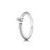 PANDORA Pandora Heart 925 Bạc 190896CZ Lãng mạn Nhỏ tươi Đơn giản Thời trang xếp chồng vòng Nữ nhẫn cưới đẹp Nhẫn