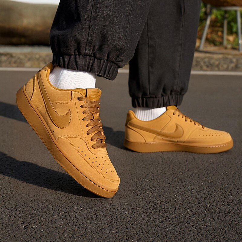 In-Ter | Nike Nike Official Genuine Men's Shoes Court Vision Wheat-Colored Sneakers Sports Casual Shoes