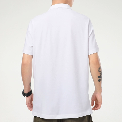 Puma, белая летняя футболка polo, спортивный дышащий спортивный костюм, короткий рукав