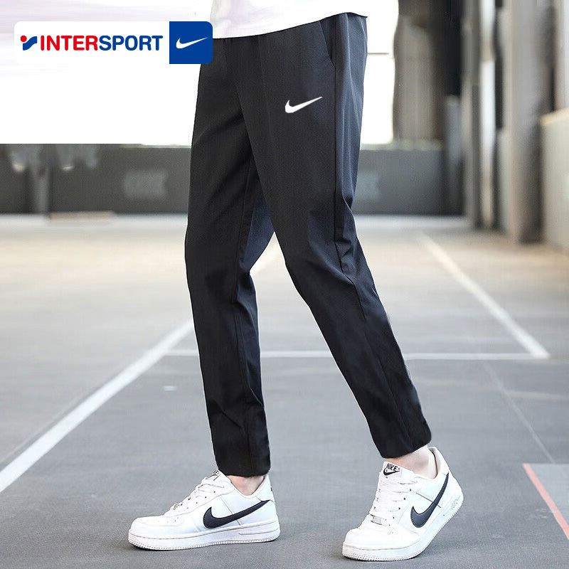 Nike Nike Pants Men's Pants Summer Running Casual Woven Pants Long Pants Loose Straight Pants Quick-Drying Sports Pants Men